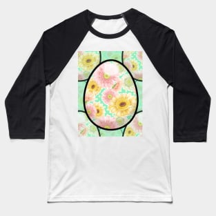 Green Spring Easter Eggs Baseball T-Shirt